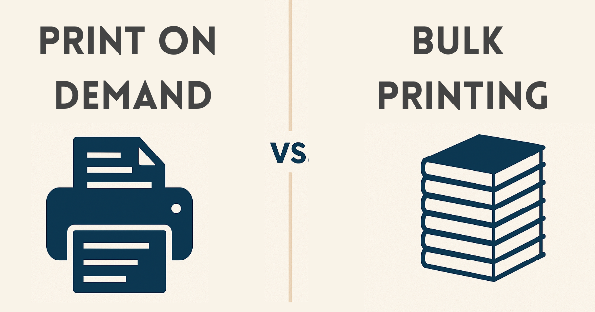 print on demand vs bulk printing